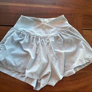 Aeropostale Women's Sky Blue Athletic Shorts